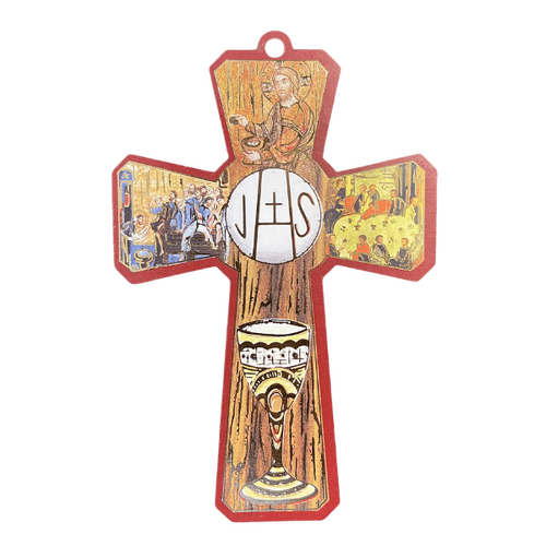 CROSS COMMUNION WOODEN 100MM