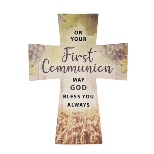 CERAMIC CROSS - FIRST COMMUNION