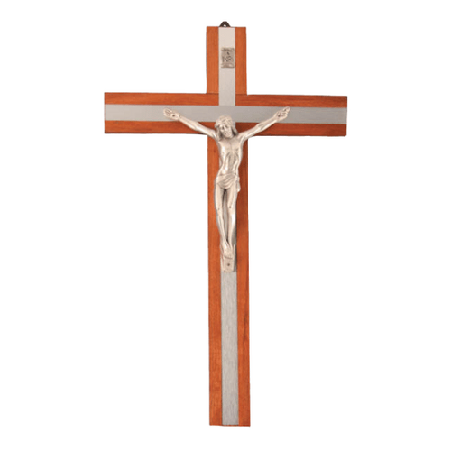 CRUCIFIX WALL WOOD 25cm X 15.5cm
