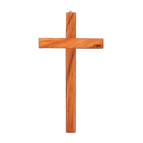 CROSS HANGING OLIVE WOOD 20cm