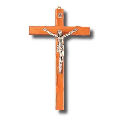 CRUCIFIX SCALLOPED EDGE 30cm