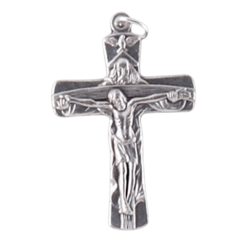 CRUCIFIX SILVER 40MM                 