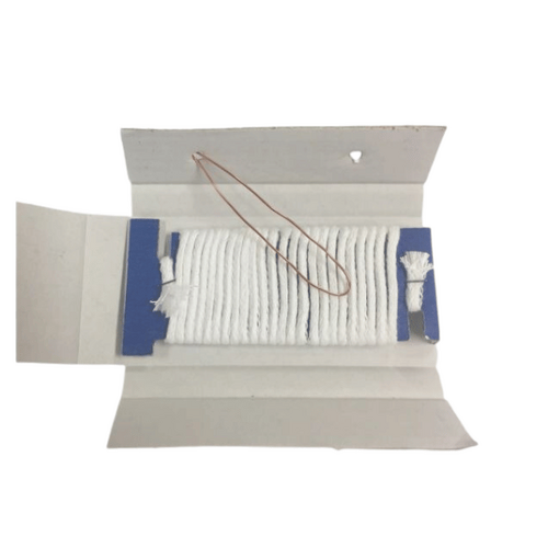 WICK SET FOR OIL CANDLE WITH THREADING TOOL