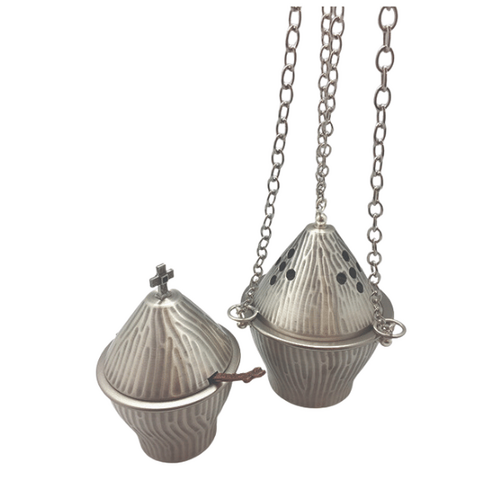 THURIBLE BOAT AND SPOON SILVER          