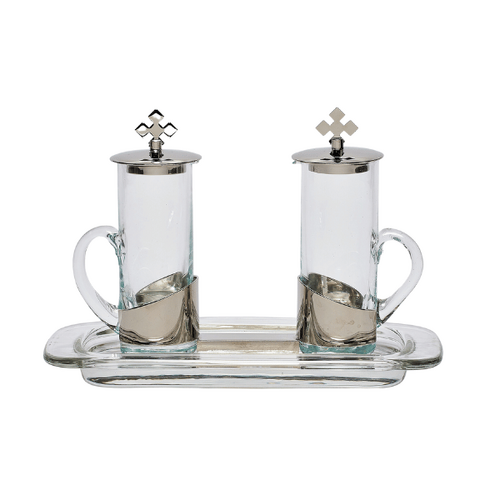 CRUET SET COMPLETE SILVER 