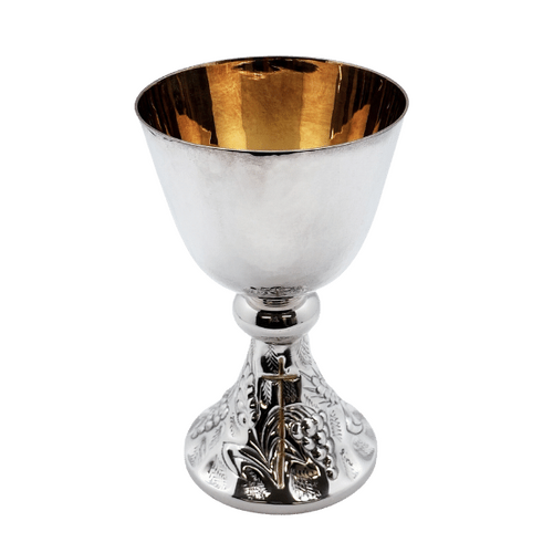 CHALICE SILVER WHEAT GRAPES 17CM