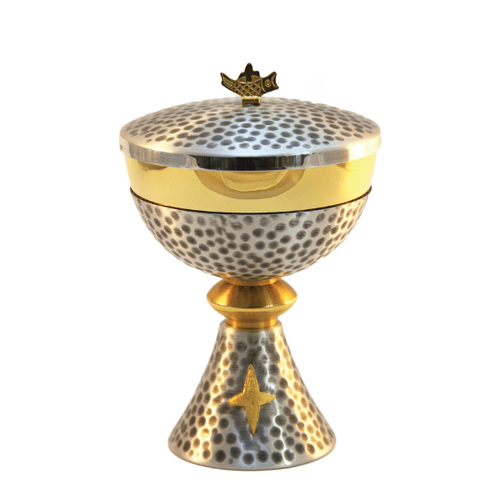 CIBORIUM SILVER 12CM WITH LID