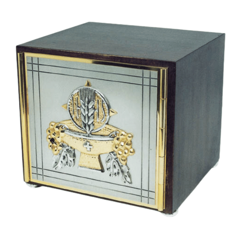 TABERNACLE WITH WOODEN BOX & METAL DOOR