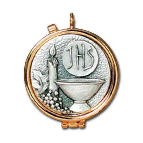 PYX GOLD WITH CHALICE / BREAD PEWTER    