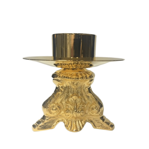 CANDLEHOLDER GOLD 120mm
