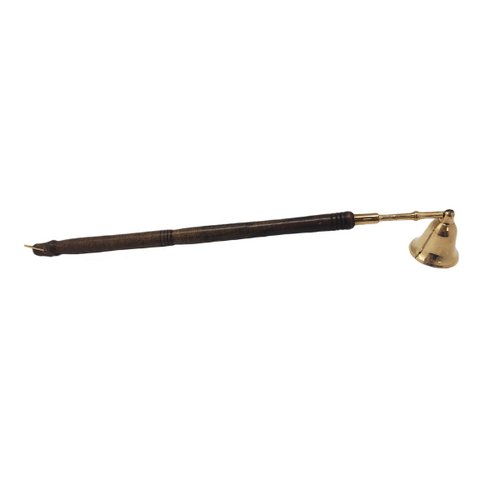 CANDLE SNUFFER WOOD HANDLE              