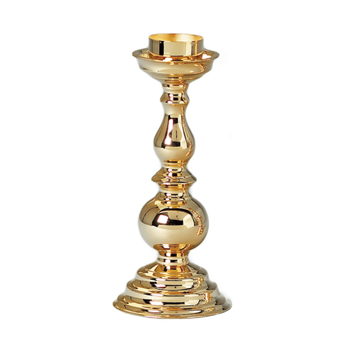CANDLE HOLDER GOLD 250MM            