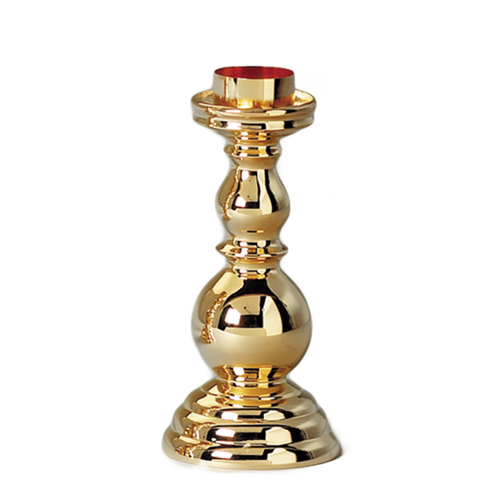 CANDLE HOLDER GOLD 200MM