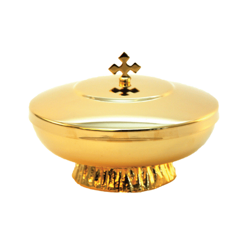 CIBORIUM GOLD 12CM WITH LID                     