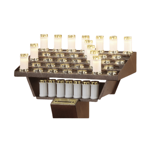 ELECTRONIC VOTIVE CANDLE STAND METAL