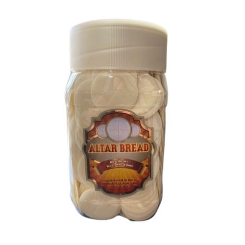 ALTAR BREAD/WAFER PEOPLE WHITE Jar of 500 35mm