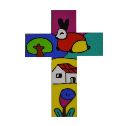 EL SALVADOR LANDSCAPE CROSS 6CM