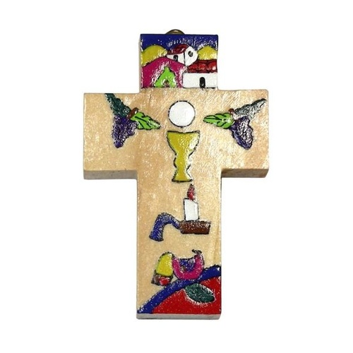 EL SALVADOR FIRST COMMUNION CROSS 7CM