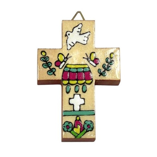 EL SALVADOR BAPTISMAL CROSS 6.5CM