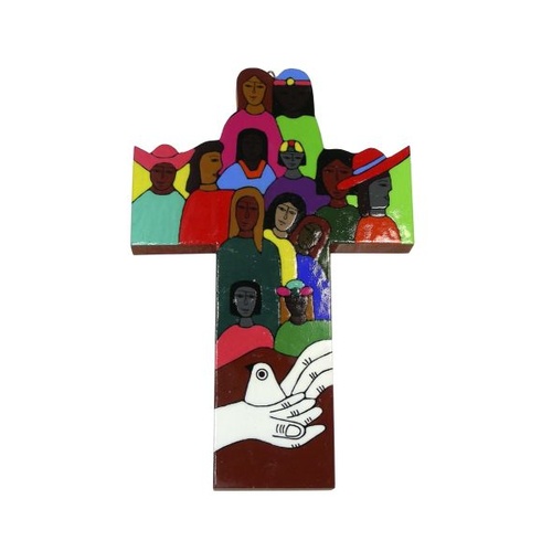 EL SALVADOR MANY NATIONS CROSS 20CM