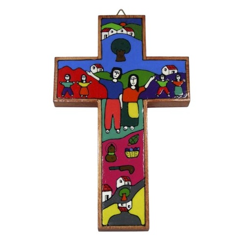 EL SALVADOR MARRIAGE AND FAMILY CROSS 15CM