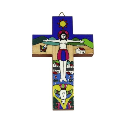 EL SALVADOR NEW CREATION CROSS 10CM