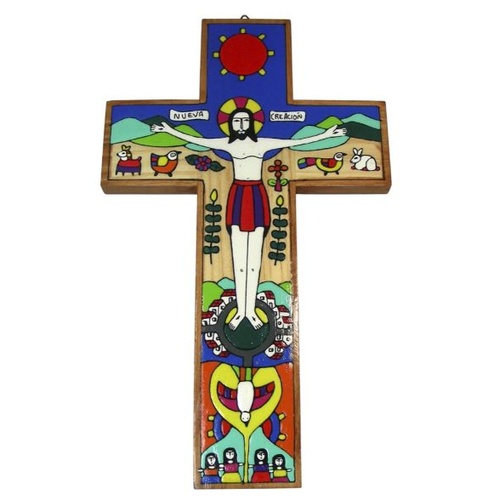 EL SALVADOR NEW CREATION CROSS 25CM