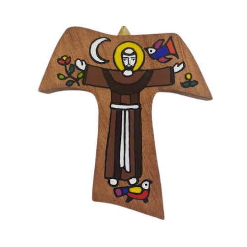 EL SALVADOR TAU CROSS ST FRANCIS 11CM