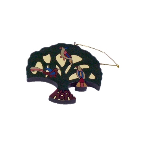 EL SALVADOR HANGING TREE WITH BIRDS 8CM  **Limited Stock**