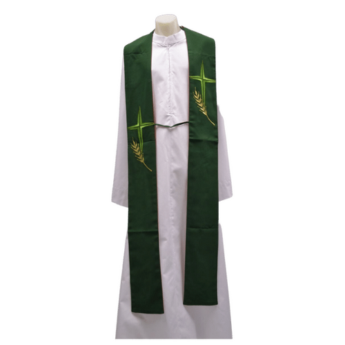 STOLE REVERSIBLE WITH EMBROIDERY 