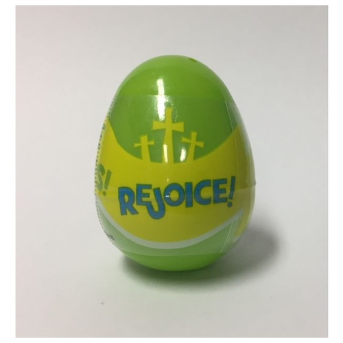 EASTER EGG WITH BOUNCING BALL GREEN