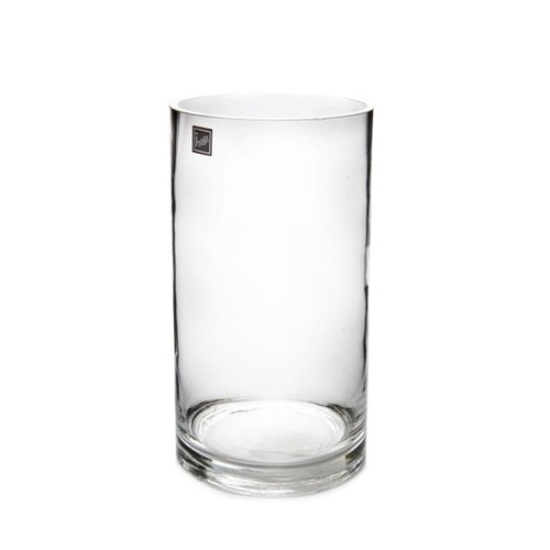 GLASS CYLINDER CANDLEHOLDER
