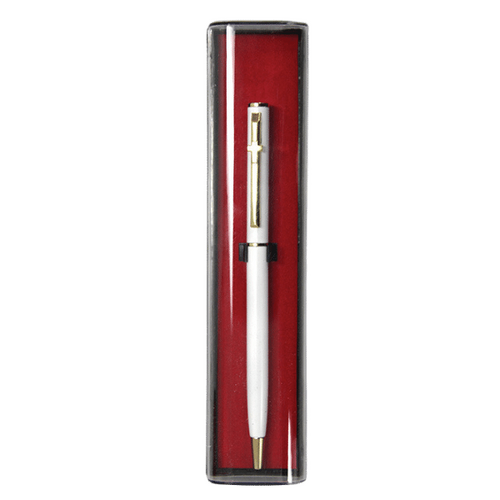 PEN IN CASE WITH WHITE CROSS