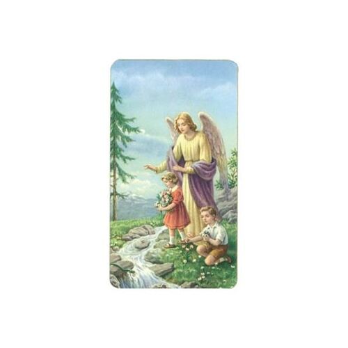 HOLY CARD PKT 100 GUARDIAN ANGEL