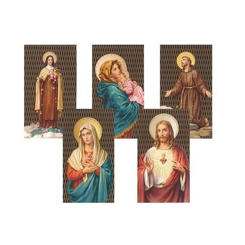 HOLY CARDS 3000 SERIES ASSORTED PK 100 40 X 70MM 
