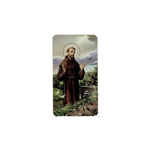 HOLY CARD 400 SERIES PACK OF 100 St Francis 