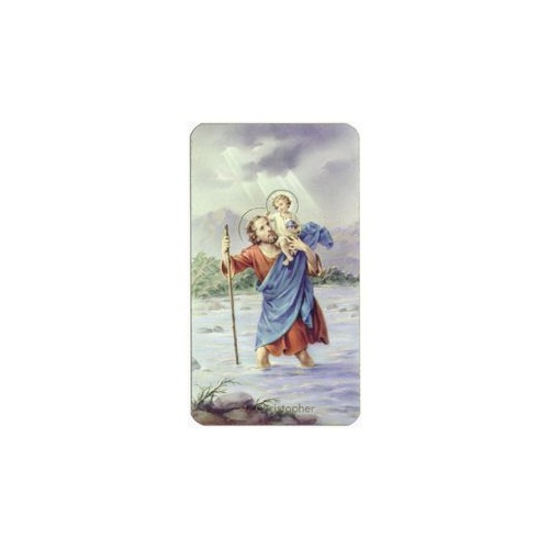 HOLY CARD 400 SERIES PACK OF 100 St Christopher 