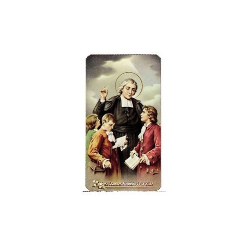 HOLY CARD 400 SERIES PACK OF 100 St Joannes Baptiste de la Salle