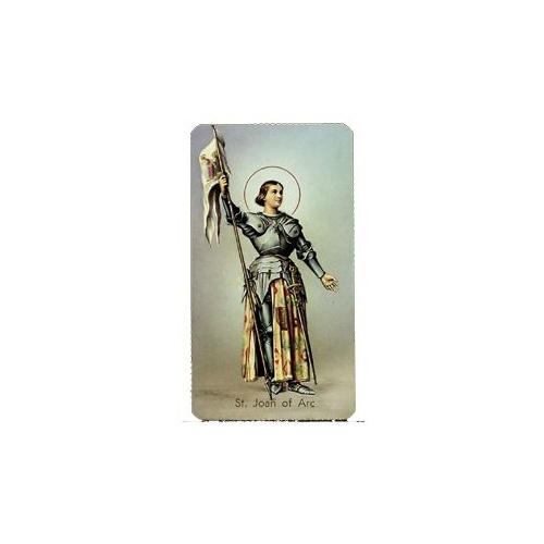 HOLY CARD 400 SERIES PACK OF 100 St Joan Arc 