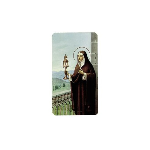 HOLY CARD 400 SERIES PACK OF 100 St Clara 