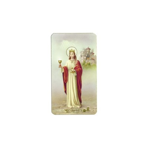 HOLY CARD 400 SERIES PACK OF 100 St Barbara 