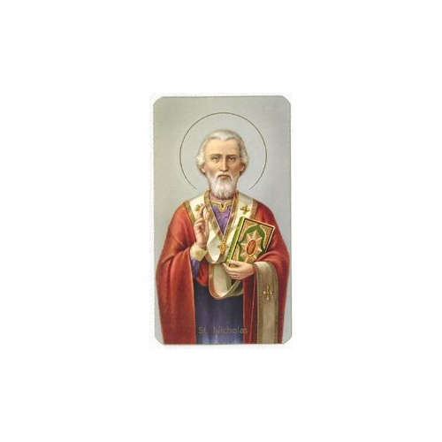 HOLY CARD 400 SERIES PACK OF 100 St Nicholas 