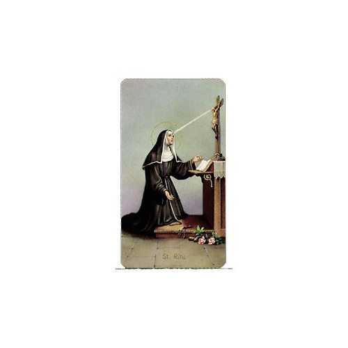 HOLY CARD 400 SERIES PACK OF 100 St Rita 