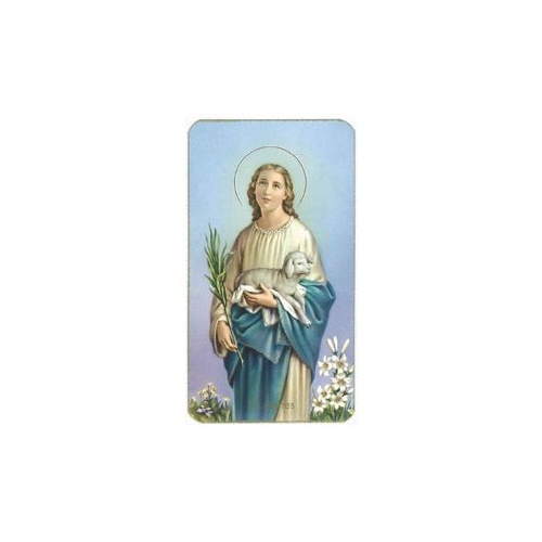HOLY CARD 400 SERIES PACK OF 100 St Agnes 