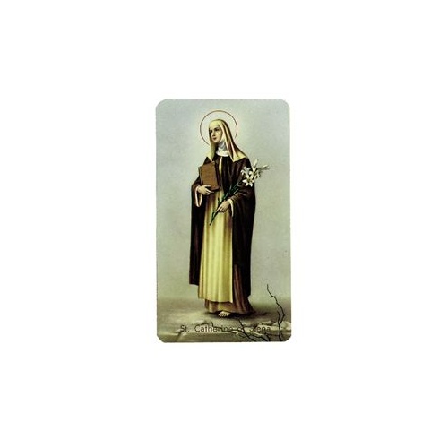 HOLY CARD 400 SERIES PACK OF 100 St Catherine Siena 