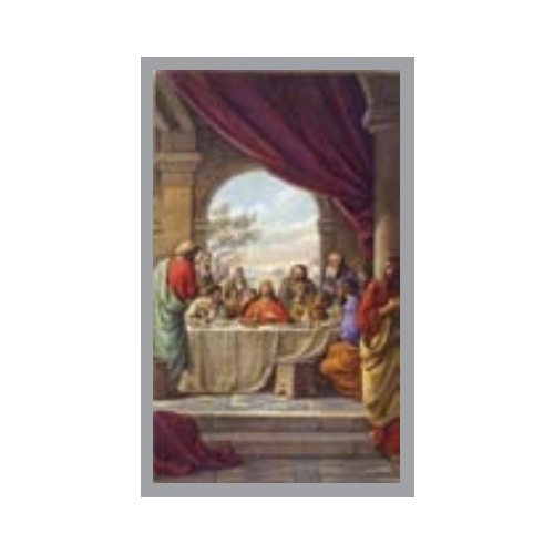 HOLY CARD 400 SERIES PACK OF 100 Last Supper  