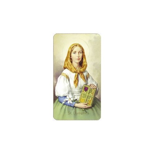 HOLY CARD 400 SERIES PACK OF 100 St Dymphna 