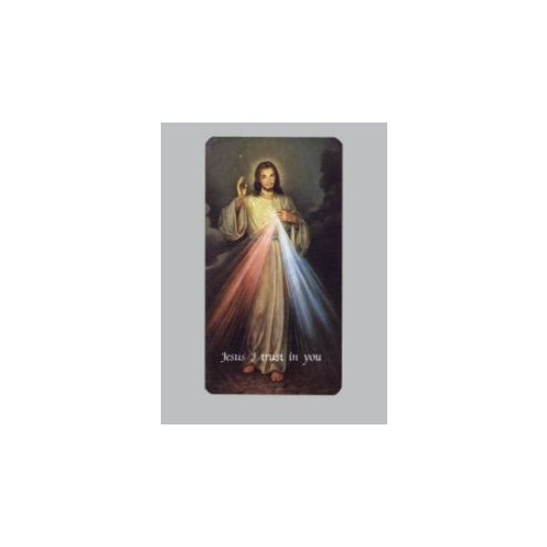 HOLY CARD 400 SERIES Single Card Divine Mercy  