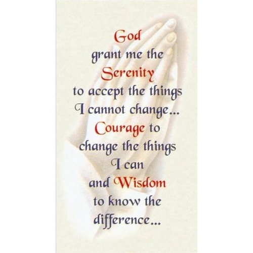 HOLY CARDS THEMED PKT 100 Serenity 