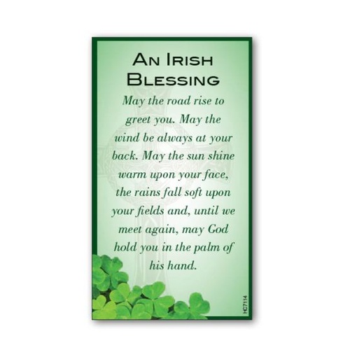 HOLY CARDS THEMED PKT 100 Irish Blessing